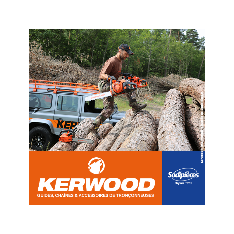 Chaîne KERWOOD 57 maillons 3/8"LP,1,3mm