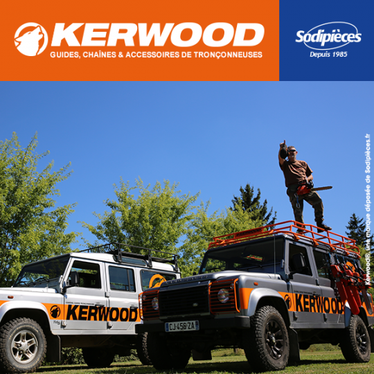 Guide Kerwood. 50 cm, 3/8". 1,5 mm. 20A3KSWB