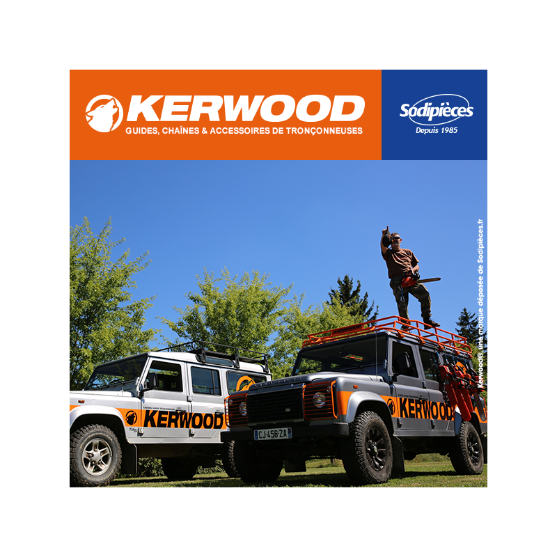 Guide Kerwood. 50 cm, 3/8". 1,5 mm. 20A3KSWB