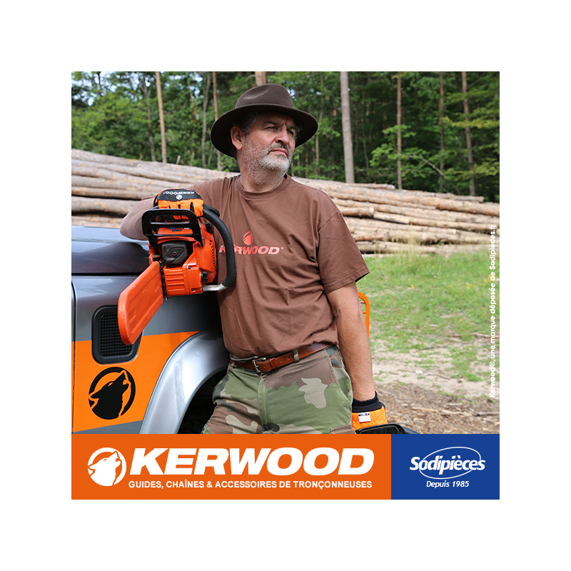 Guide KERWOOD. 50cm 3/8". 1.5 mm. 20A3KSWC