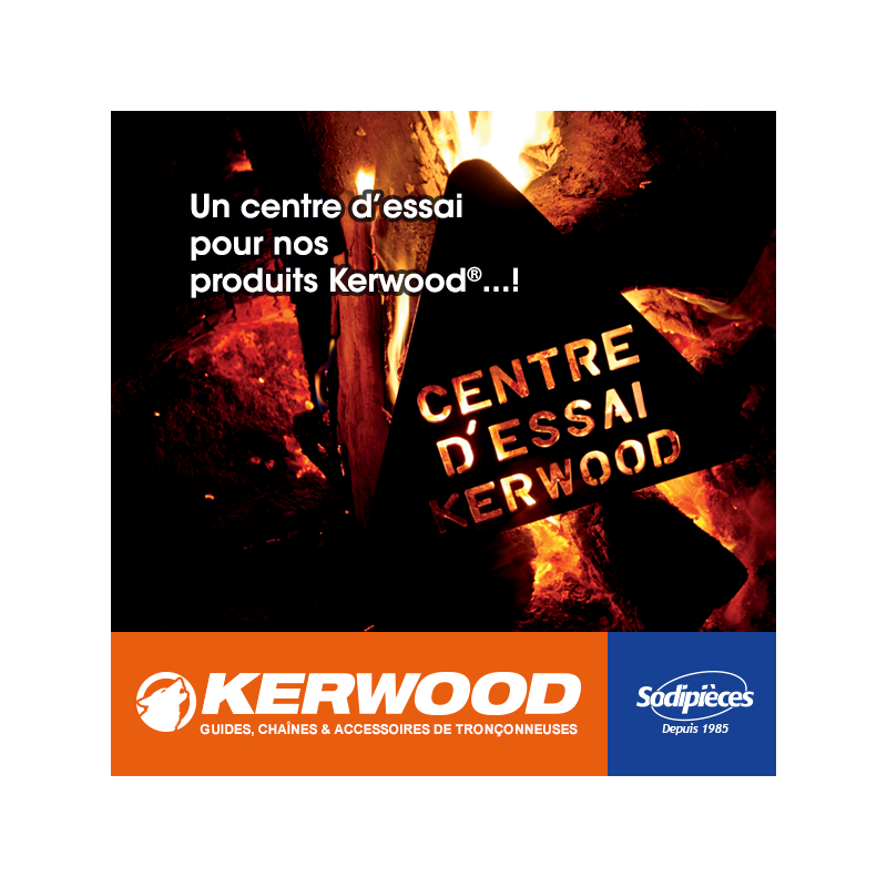 Chaîne  tronçonneuse  KERWOOD 59 maillons 3/8"LP ,1,3mm