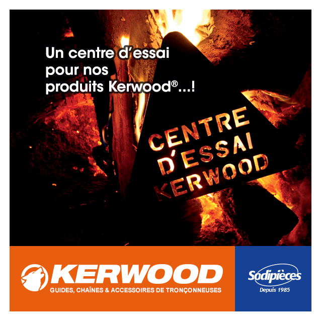 Chaîne tronçonneuse KERWOOD 68 maillons 3/8, 1,3mm, modèle semi carrée