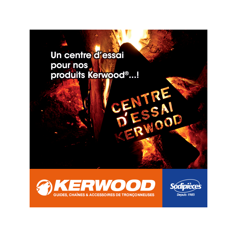 Chaine KERWOOD 56 maillons 3/8",1,5 mm
