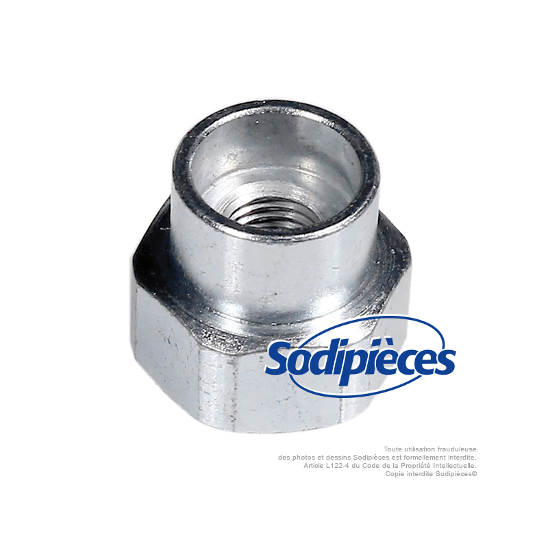 Adaptateur tête débroussailleuse M10 x 1,25 LHF pour Tecomec