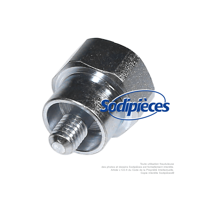 Adaptateur tête débroussailleuse M10 x 1,25 LHM pour Tecomec