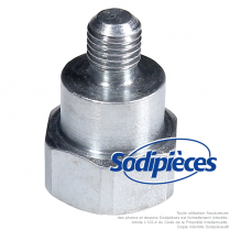 Adaptateur tête débroussailleuse M10 x 1,25 LHM pour Tecomec