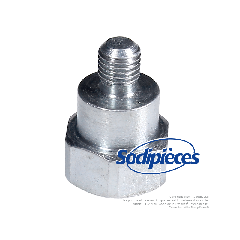 Adaptateur tête débroussailleuse M10 x 1,25 LHM pour Tecomec