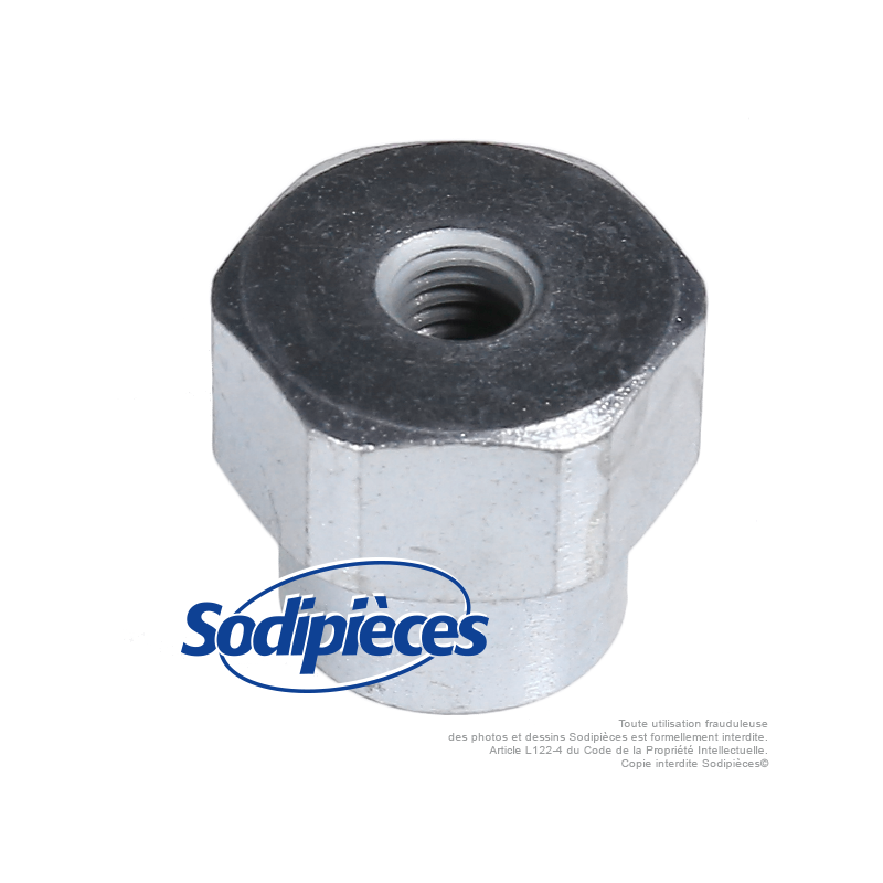 Adaptateur tête débroussailleuse M8 x 1,25 LHF pour Tecomec