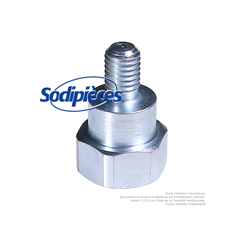 Adaptateur tête débroussailleuse M10 x 1,5 LHM pour Tecomec. Pour McCulloch