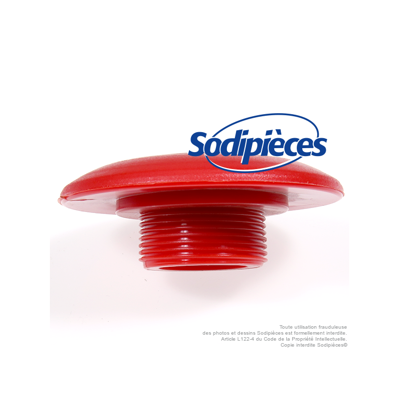 Bouton plastique tête débroussailleuse manuelle pour Tecomec. Ø 80 mm