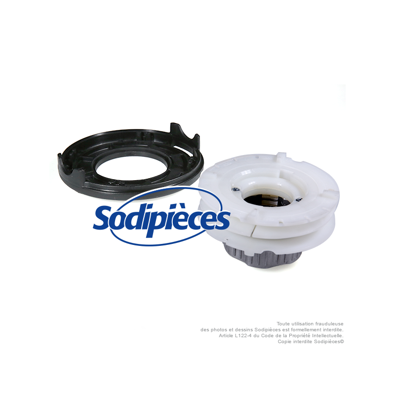 Tête débroussailleuse Tecomec Easy Load Ø130 mm. Kit couvercle inférieur + bobine fil