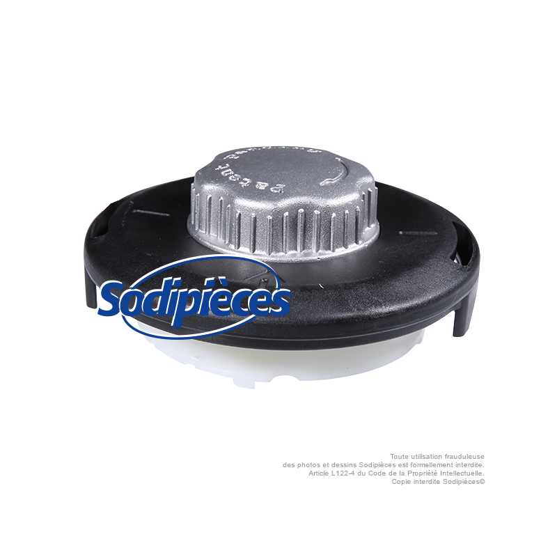 Tête débroussailleuse Tecomec Easy Load Ø130 mm. Kit couvercle inférieur + bobine fil