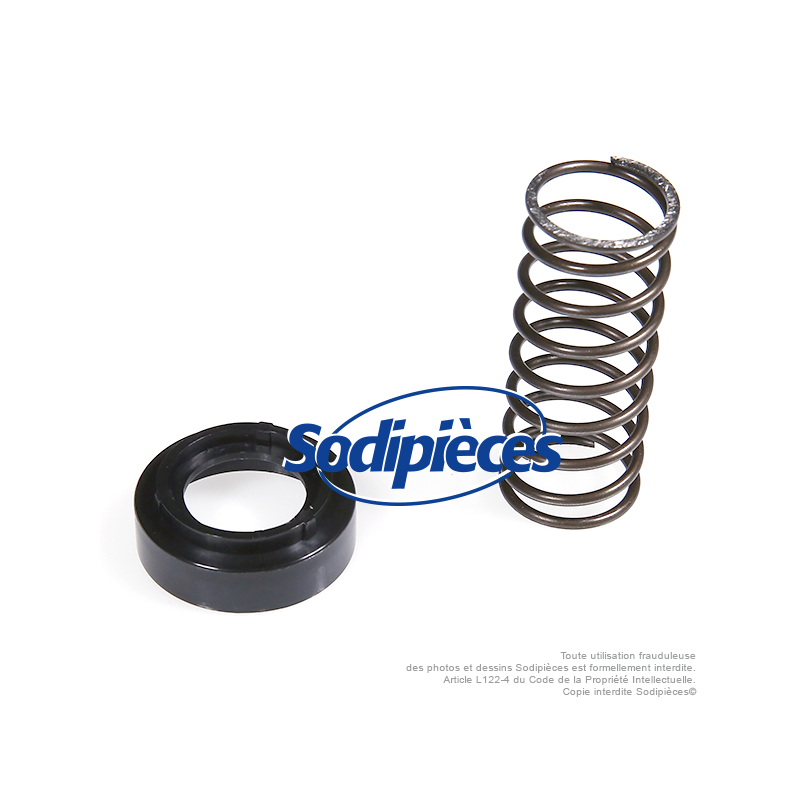 Tête débroussailleuse Tecomec Easy Load Ø109 mm. Kit bague + ressort