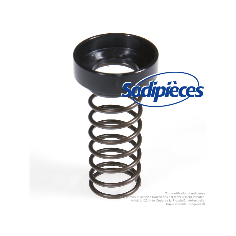 Tête débroussailleuse Tecomec Easy Load Ø109 mm. Kit bague + ressort