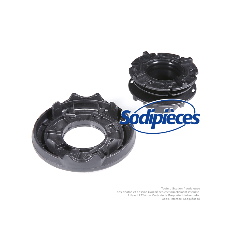 Tête débroussailleuse Tecomec Tap'N'Work Ø109 mm. Kit couvercle inférieur + bobine fil