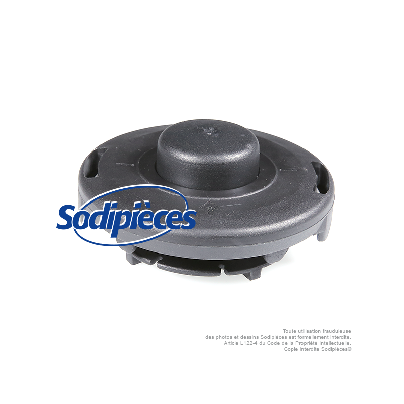 Tête débroussailleuse Tecomec Tap'N'Work Ø109 mm. Kit couvercle inférieur + bobine fil