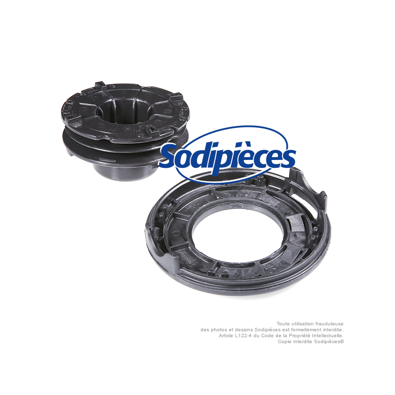 Tête débroussailleuse Tecomec Tap'N'Work Ø130 mm. Kit couvercle inférieur + bobine fil