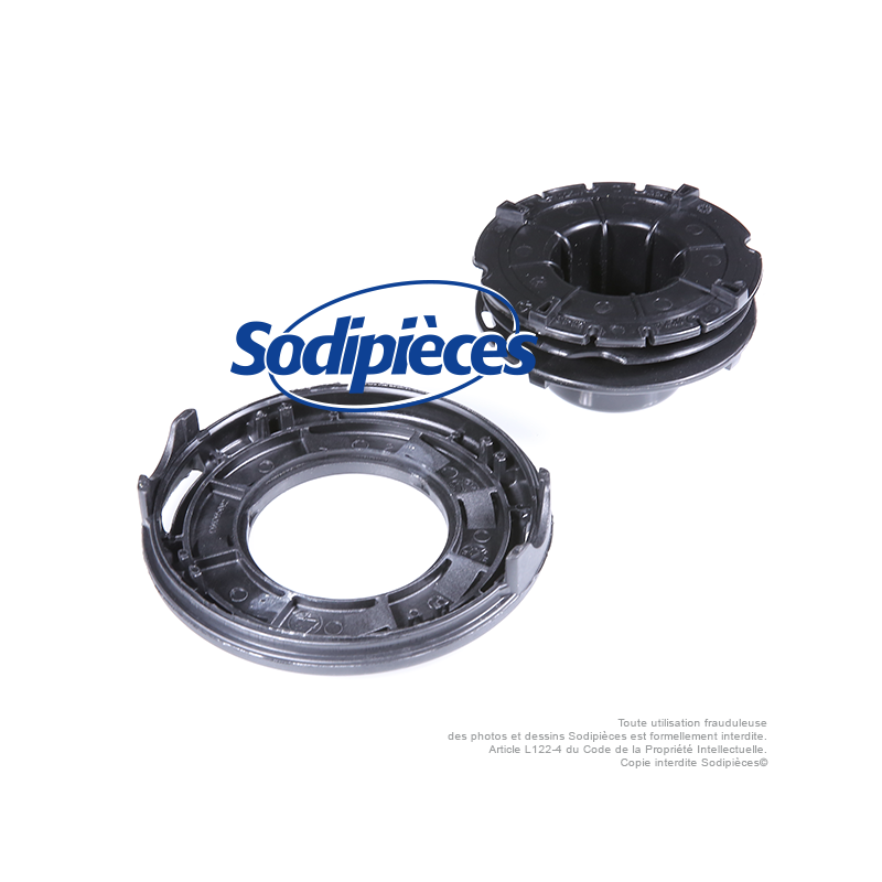 Tête débroussailleuse Tecomec SuperPro Ø130 mm. Kit couvercle inférieur + bobine fil