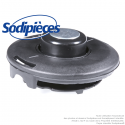 Kit tête débroussailleuse Tecomec SuperPro Ø130 mm. Couvercle inférieur + bobine fil