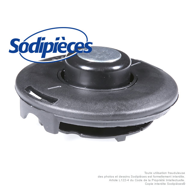 Tête débroussailleuse Tecomec SuperPro Ø130 mm. Kit couvercle inférieur + bobine fil