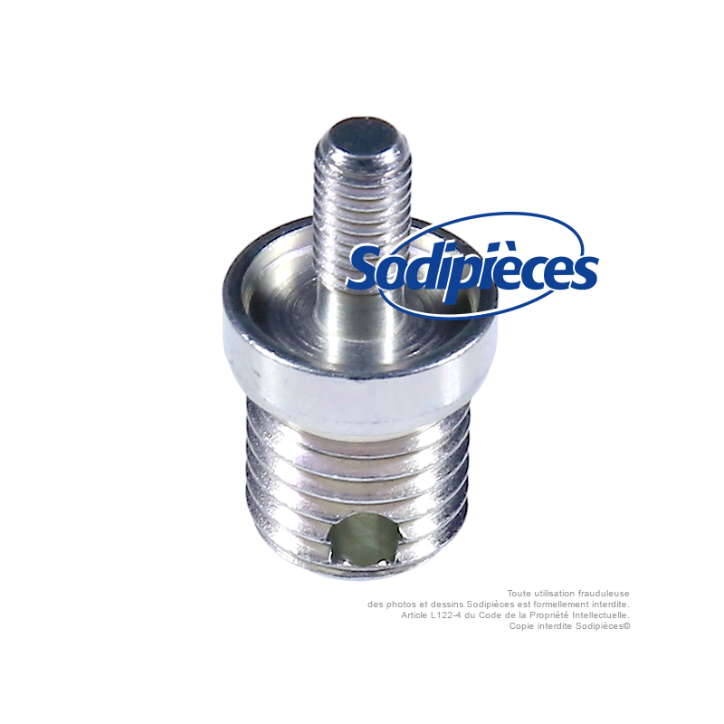 Adaptateur tête débroussailleuse M7 x 1 LHM pour Tecomec Easy Work Ø109, Ø130 mm