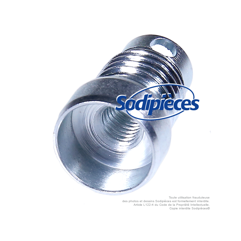 Adaptateur tête débroussailleuse M8 x 1,25 LHF pour Tecomec Easy Work Ø109, Ø130 mm