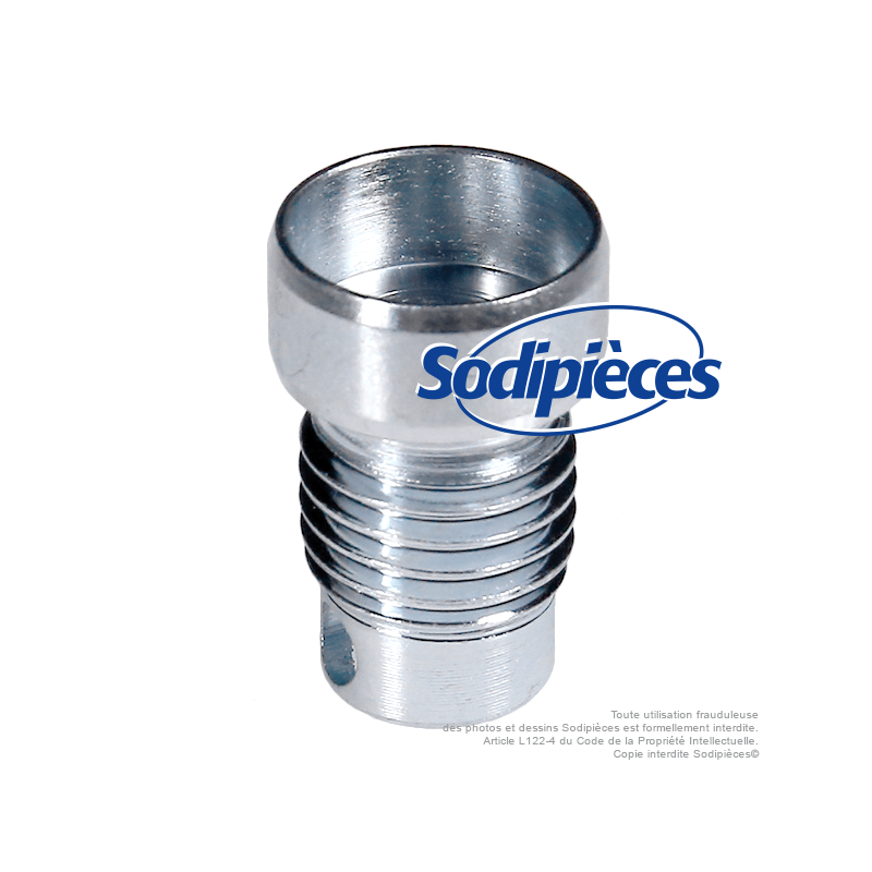 Adaptateur tête débroussailleuse M8 x 1,25 LHF pour Tecomec Easy Work Ø109, Ø130 mm