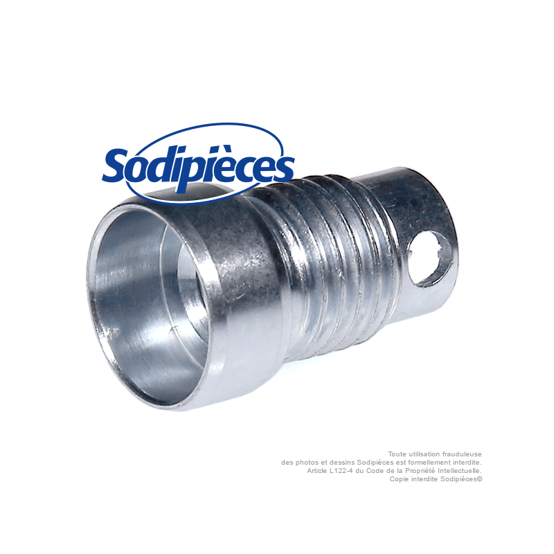 Adaptateur tête débroussailleuse M10 x 1 LHF pour Tecomec Easy Work Ø109, Ø130 mm