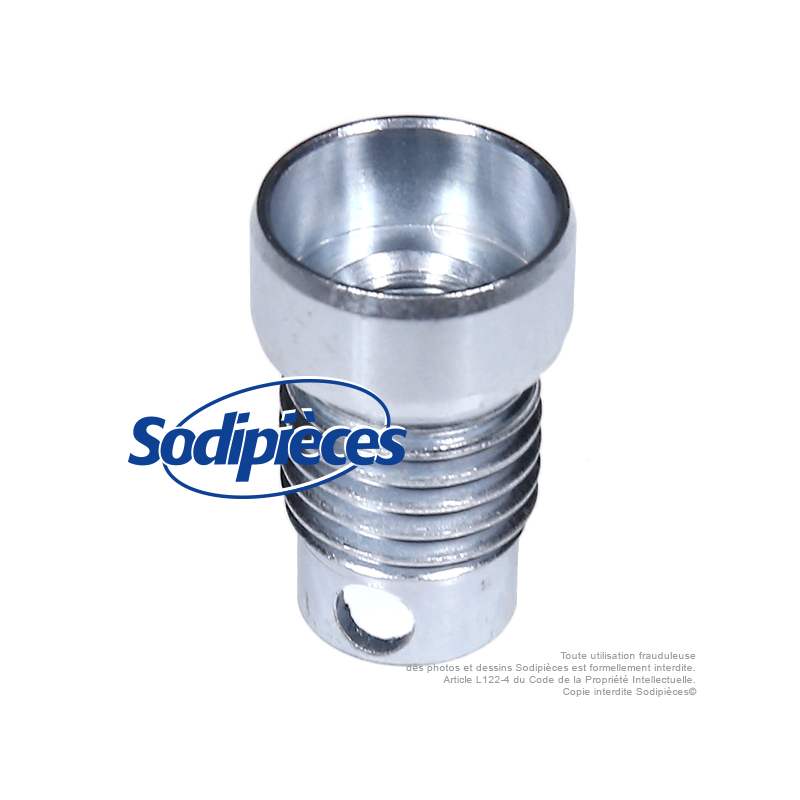 Adaptateur tête débroussailleuse M10 x 1 LHF pour Tecomec Easy Work Ø109, Ø130 mm