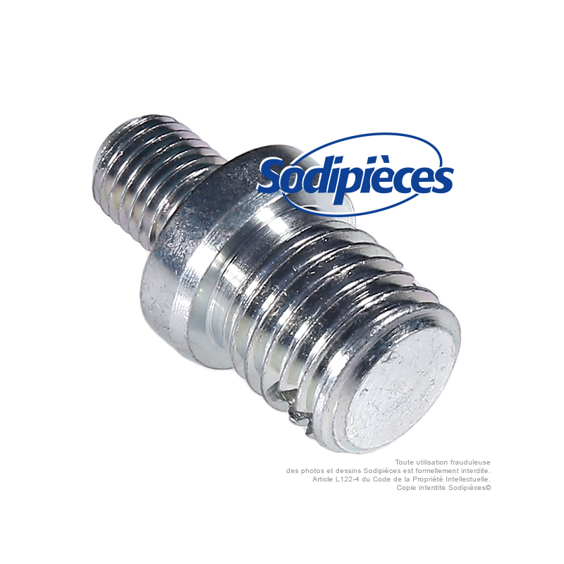 Adaptateur tête débroussailleuse M10 x 1,25 LHM pour Tecomec Easy Work Ø109, Ø130 mm