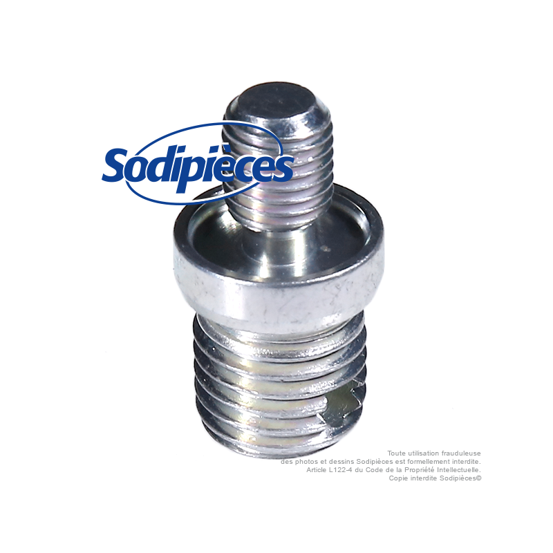 Adaptateur tête débroussailleuse M10 x 1,25 LHM pour Tecomec Easy Work Ø109, Ø130 mm