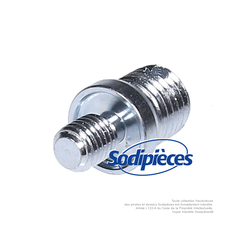 Adaptateur tête débroussailleuse M10 x 1,5 LHM pour Tecomec Easy Work Ø109, Ø130 mm