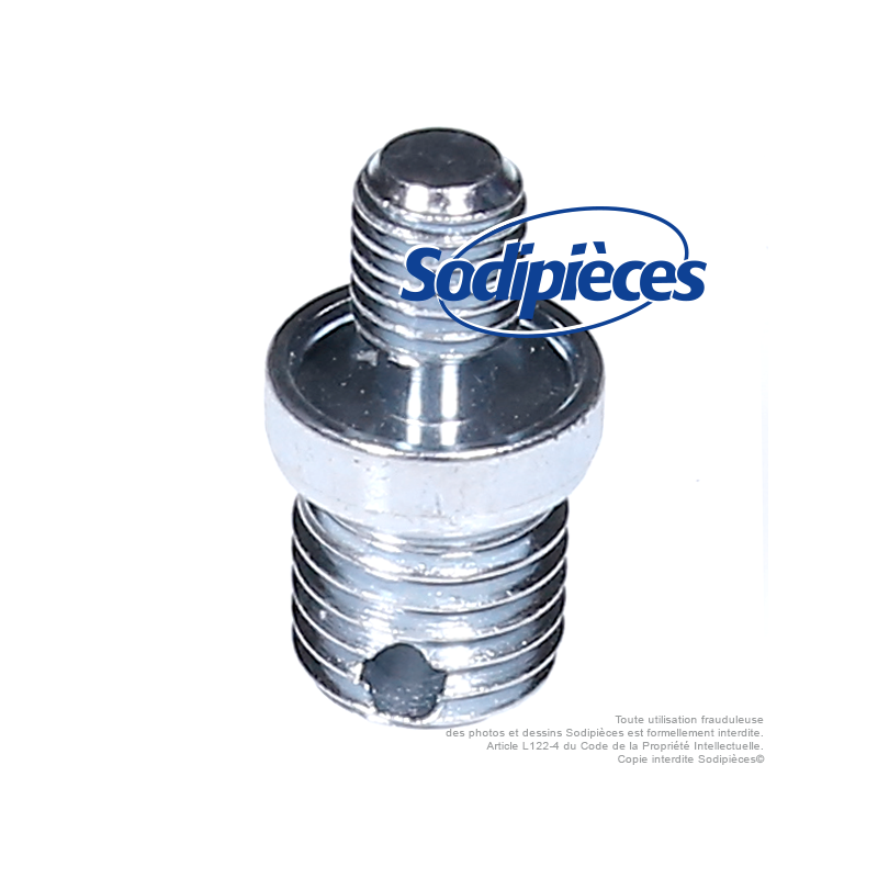 Adaptateur tête débroussailleuse M10 x 1,5 LHM pour Tecomec Easy Work Ø109, Ø130 mm