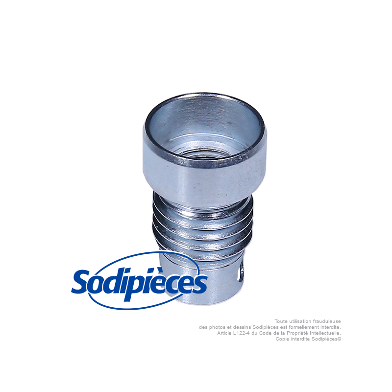 Adaptateur tête débroussailleuse M12 x 1,25 LHF pour Tecomec Easy Work Ø109, Ø130 mm