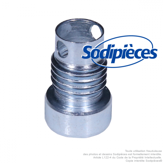 Adaptateur tête débroussailleuse M12 x 1,25 LHF pour Tecomec Easy Work Ø109, Ø130 mm