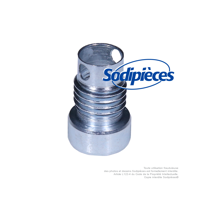 Adaptateur tête débroussailleuse M12 x 1,25 LHF pour Tecomec Easy Work Ø109, Ø130 mm