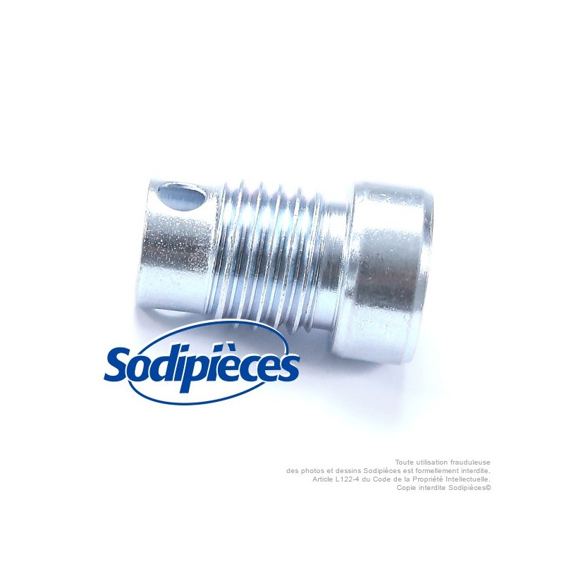 Adaptateur tête débroussailleuse M12 x 1,5 LHF pour Tecomec Easy Work Ø109, Ø130 mm