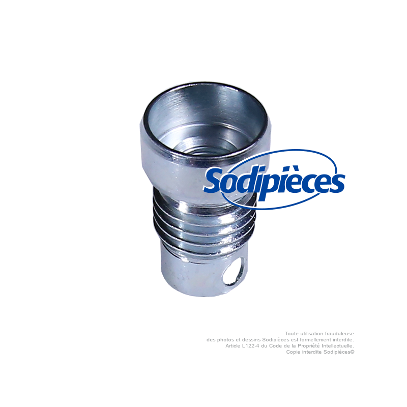 Adaptateur tête débroussailleuse 3/8 - 24 F LHF pour Tecomec Easy Work Ø109, Ø130 mm