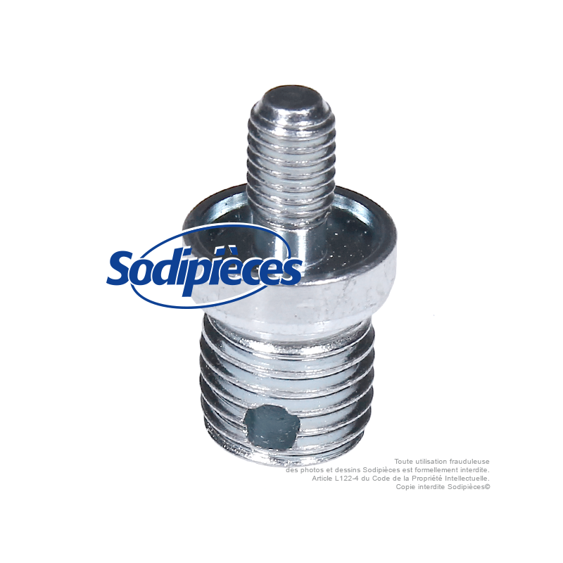 Adaptateur tête débroussailleuse M8 x 1,25 LHM pour Tecomec Easy Work Ø109, Ø130 mm