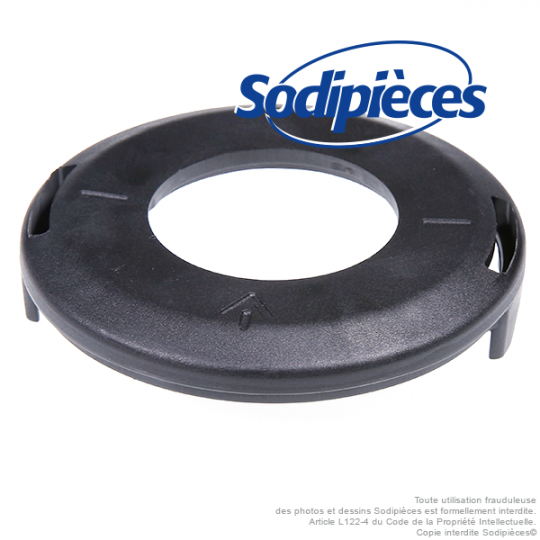 tête débroussailleuse Tecomec. Couvercle inférieur