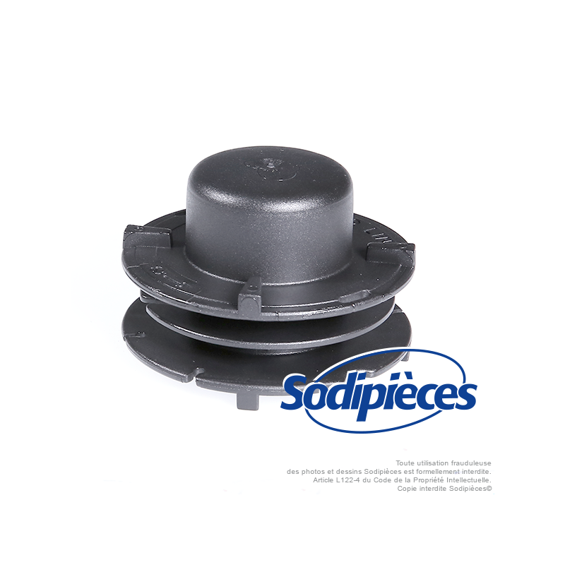 tête débroussailleuse Tecomec Tap'N'Go Ø109 mm. Bobine de fil