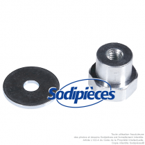 Adaptateur tête débroussailleuse M8 x 1,25 RHF pour Tecomec Easy Work Ø109 mm