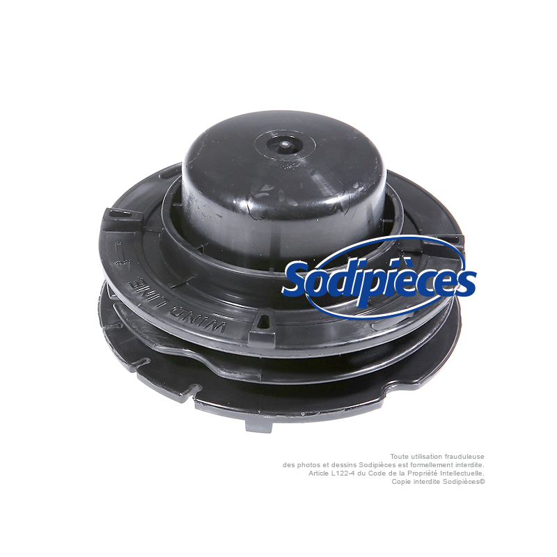 Tête débroussailleuse Tecomec SuperPro, Tap'N'Work. Bobine de fil