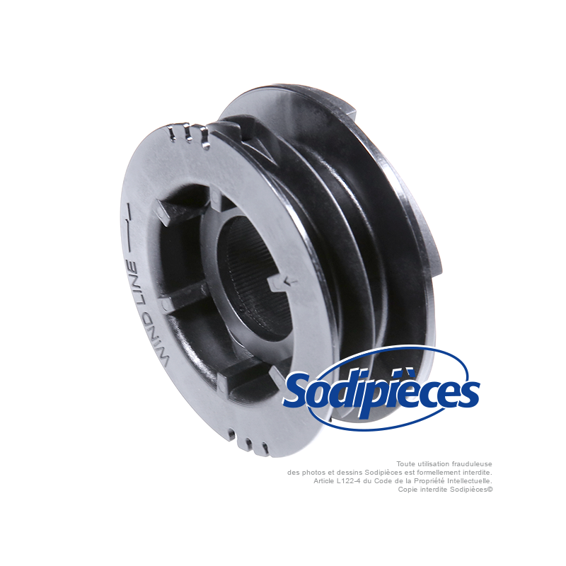 Tête débroussailleuse Tecomec Easy Work Ø130 mm. Bobine de fil