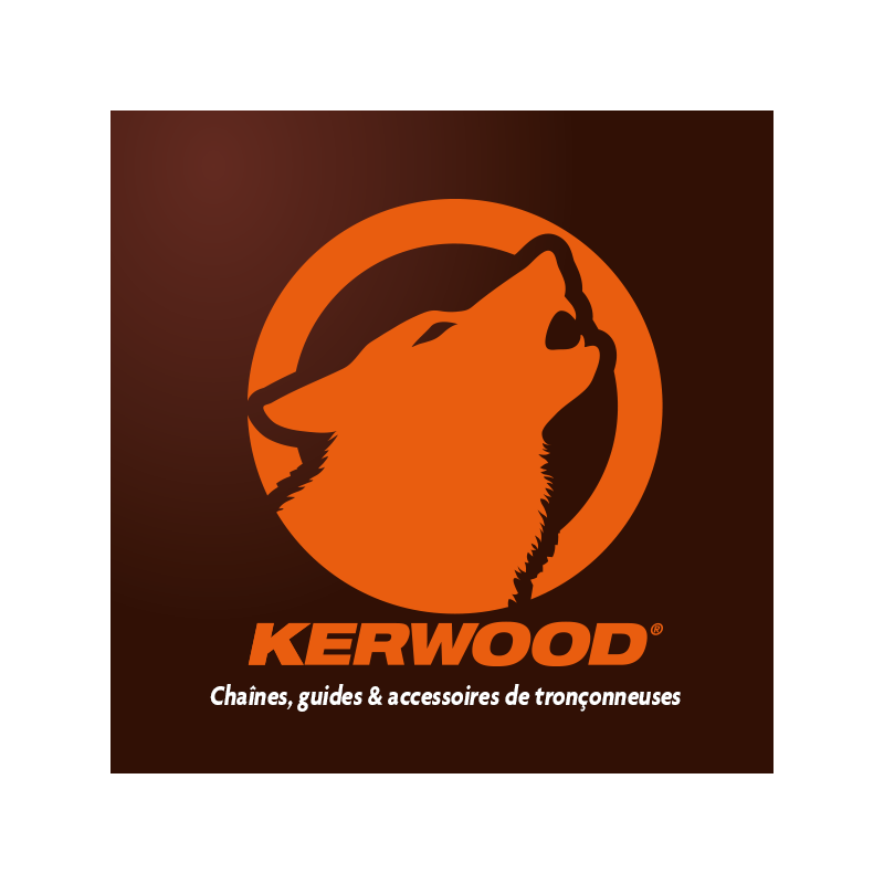 Guide tronçonneuse Kerwood 40 cm 3/8 LP 1,3 mm 55 maillons