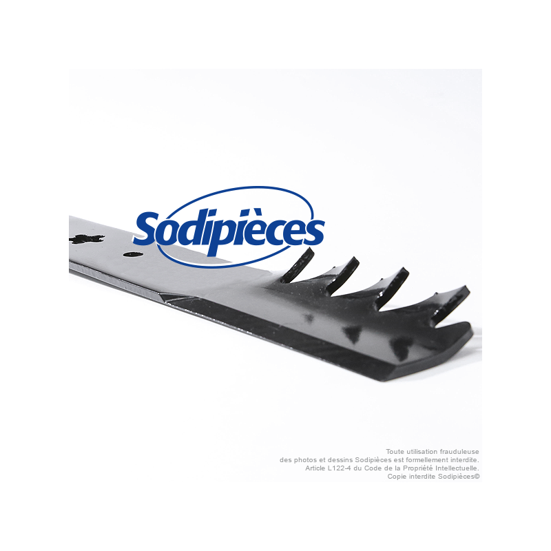 Lame pour Husqvarna, Electrolux 138498. Coupe 53,5 cm