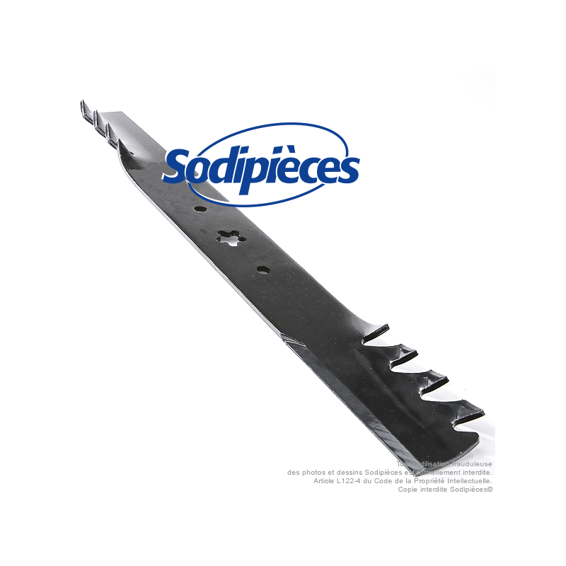 Lame pour Husqvarna, Electrolux 138498. Coupe 53,5 cm