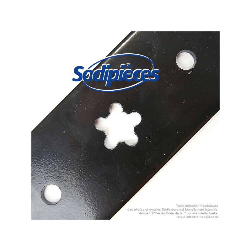 Lame pour Husqvarna, Electrolux 138498. Coupe 53,5 cm