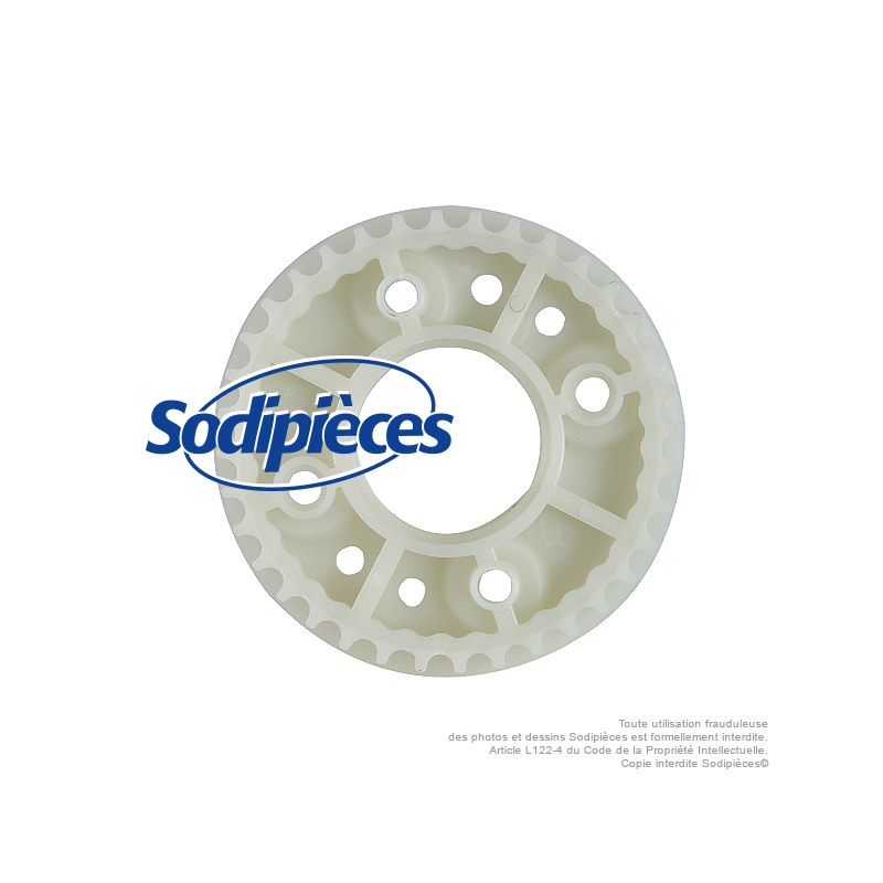 Poulie crantée pour Stiga. N° 1134 4321 01