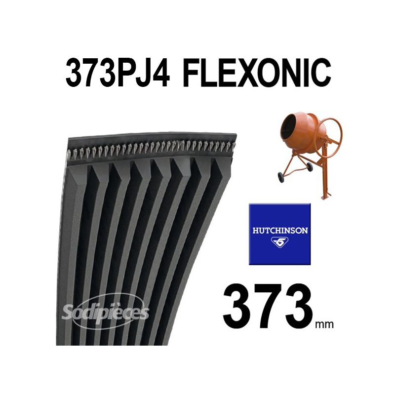 Poly-V Elastique FLEXONIC 373PJ8 Hutchinson